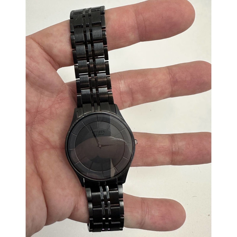 Citizen Stiletto eco-drive G870-S065518 Black Slim Mens Wrist Watch